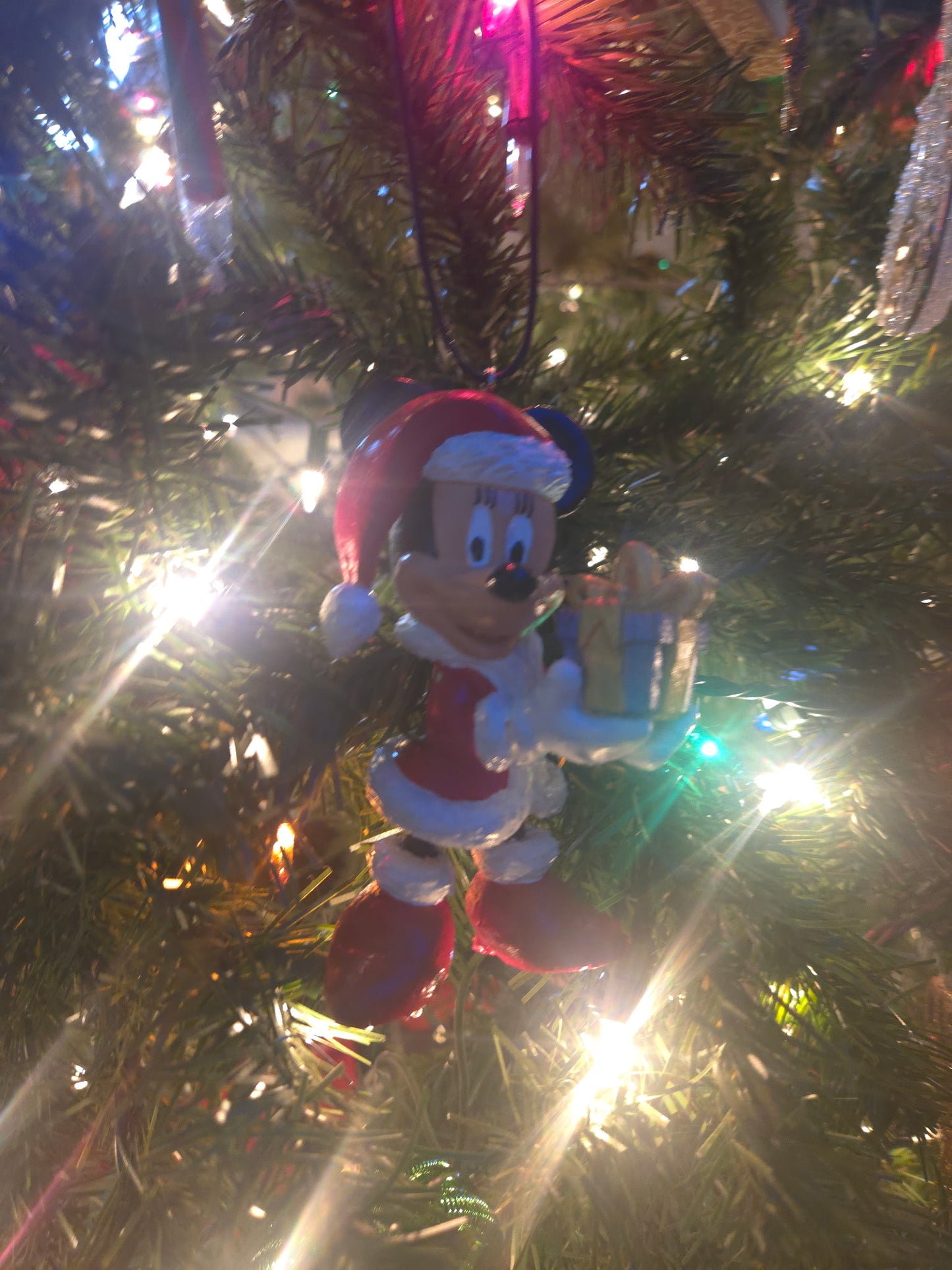 Festive Mouse Character Ornament - Hand-Painted 3D Printed Holiday Decoration (Contact us for custom ornament quotes)